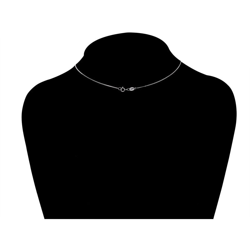 Sterling Silver Cross Pendant with Simulated Diamonds - Jewelry Gift