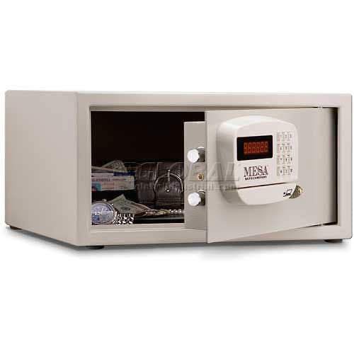 Large Security Safe with Card Swipe & Keypad Lock for Laptops & Valuables