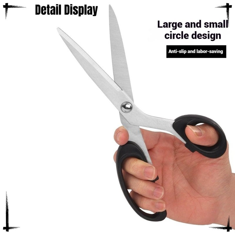 10-Inch Heavy Duty Fabric Scissors - Professional Stainless Steel Tailor Shears
