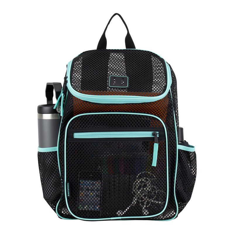 Mesh Backpack with Spacious Main Compartment and Hydration Pockets - Unisex Travel & School Bag