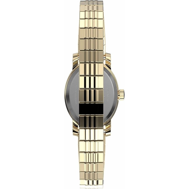 Women’s Gold-Tone Mother of Pearl Dial Watch with 18mm Expansion Band