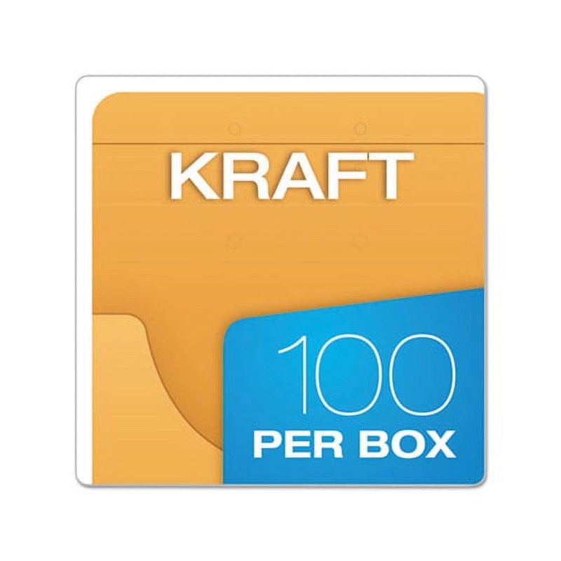 Expandable Document File Jackets Kraft Brown Letter & Legal Size 100 Pack