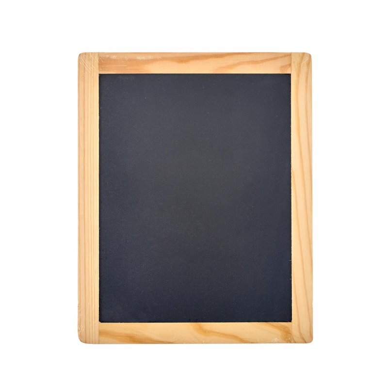 Unpainted Wood Frame Chalkboard - Double-Sided, 8.5 x 10.5 Inches, Pack Variants