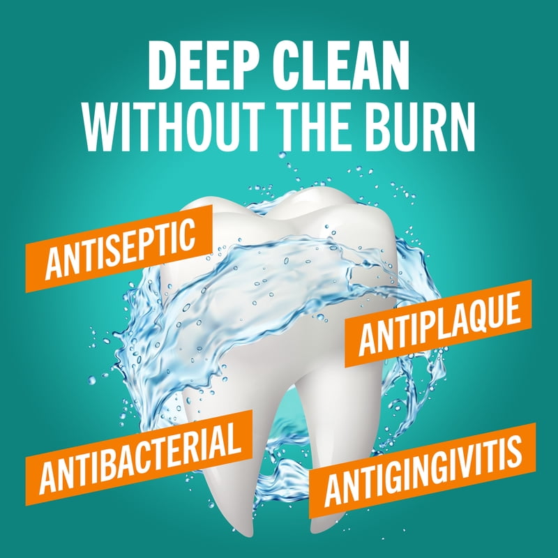 Deep Clean Mouthwash Alcohol-Free Mint 1L – Germ, Plaque & Gengivitis Control
