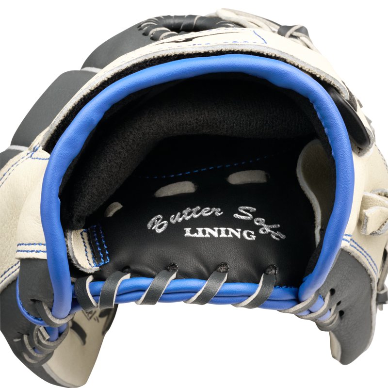 12-Inch Right-Handed Softball Glove with Pigskin Leather and Tartan Web - Mizuno MMX1200 WM
