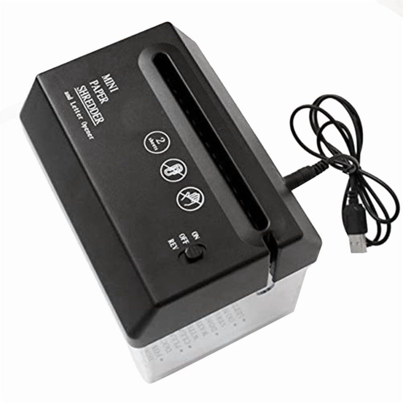 Mini USB Electric Paper Shredder for Office & Home Documents