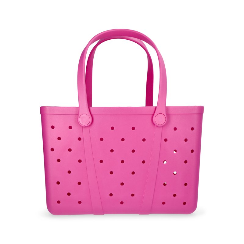 Waterproof EVA Beach Tote Bag for Women with Perforated Design - Light, Spacious & Water-Resistant