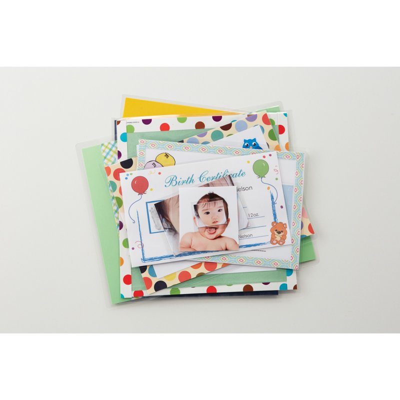Self-Seal Laminating ID Badge Pouches 2.5 x 3.5 Inches, 25 Pack