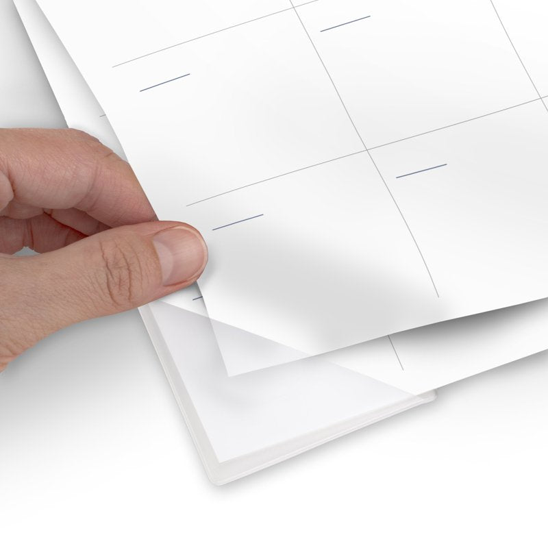 Undated 15-Month Desk Pad Calendar with Perforated Pages and Poly Corners - 21.75 x 17 Inches