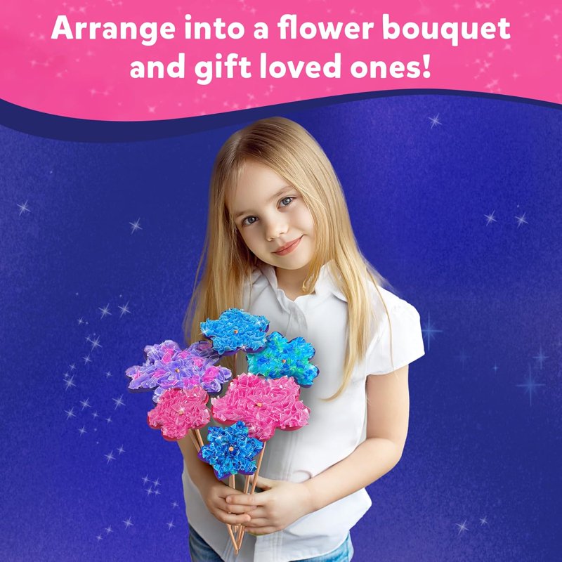 Mess-Free DIY Flower Bouquet Craft Kit for Kids - Creative Art Set