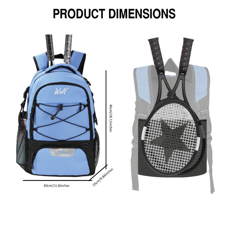 Large Capacity Tennis Backpack Bag with Ventilated Shoe Compartment