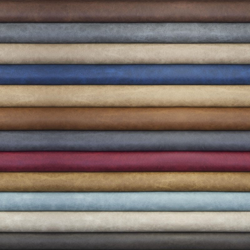 Thick Faux Leather Fabric for Upholstery & Crafting - Cut by The Yard
