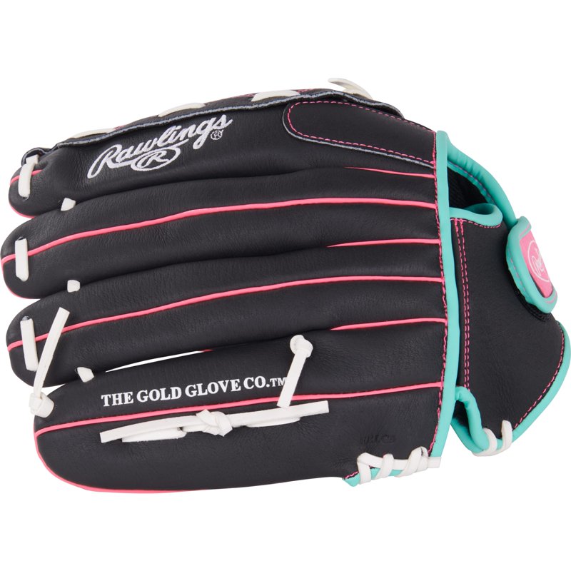 Youth Softball Glove 12.5 Inch Baseball & Softball Fielding Mitt with Basket Web