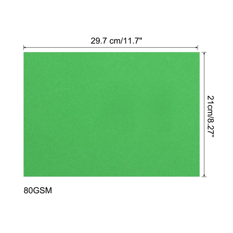 Colored Copy Paper for Printing & Arts - 50 Sheets Emerald Green 8.5x11