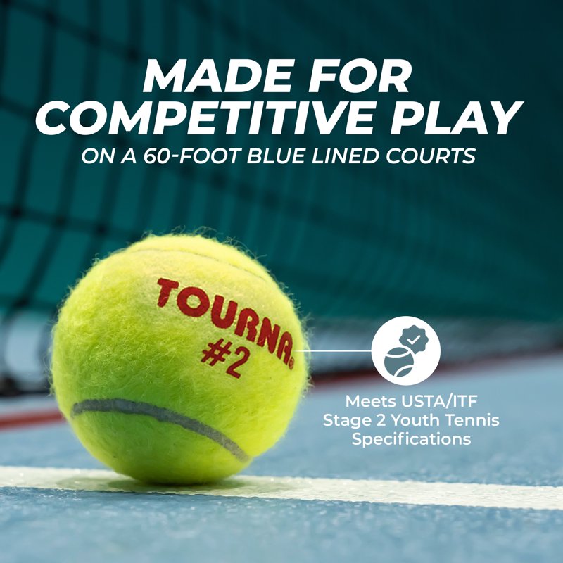 Low Compression Tennis Balls - Orange Dot Training Balls, 50 Pack