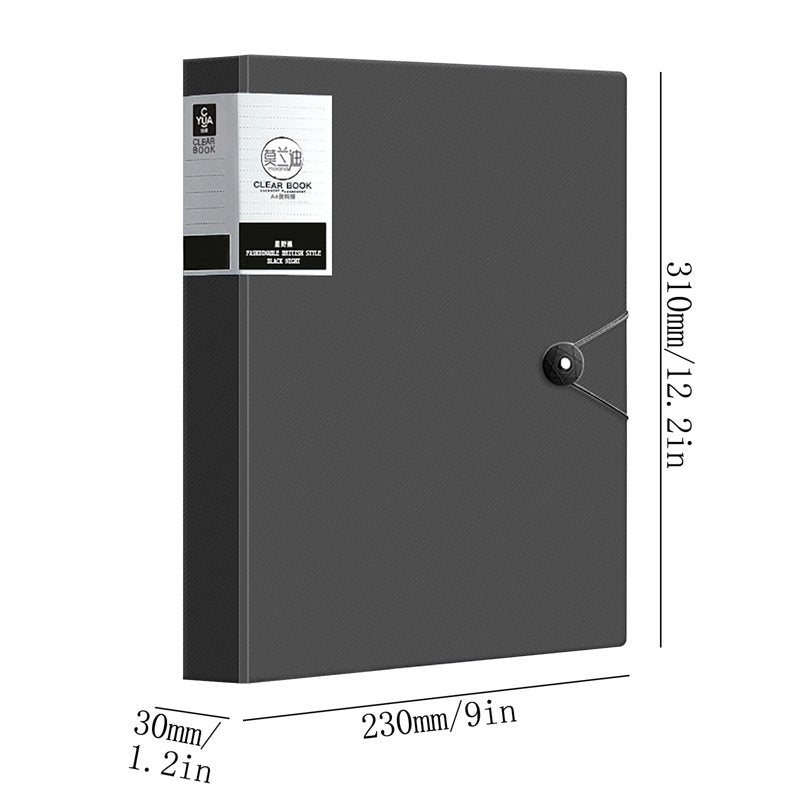 Music Folder Sheet Music Binder with 60 Pockets A4 Storage Organizer