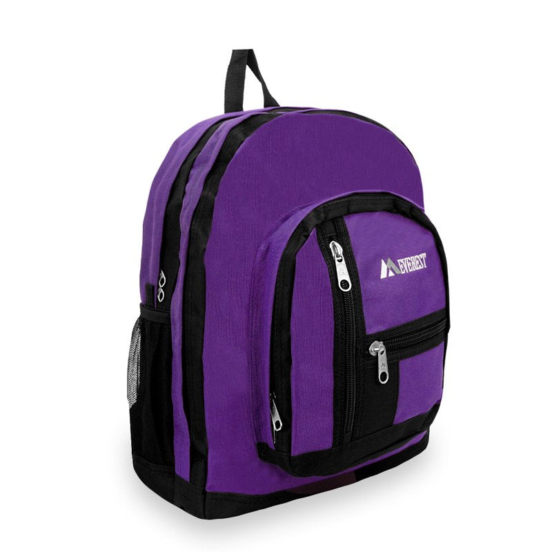 Unisex 18-Inch Double Compartment Backpack - Multiple Colors