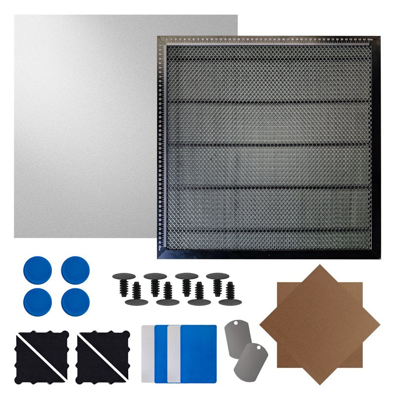 Honeycomb Laser Bed for Engraving and Cutting Machines - Steel Table, 440x440mm