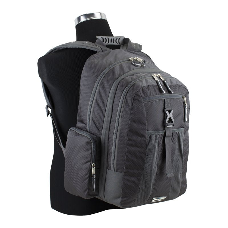 Unisex 19-Inch Expandable Recycled Backpack for School Travel & Sports