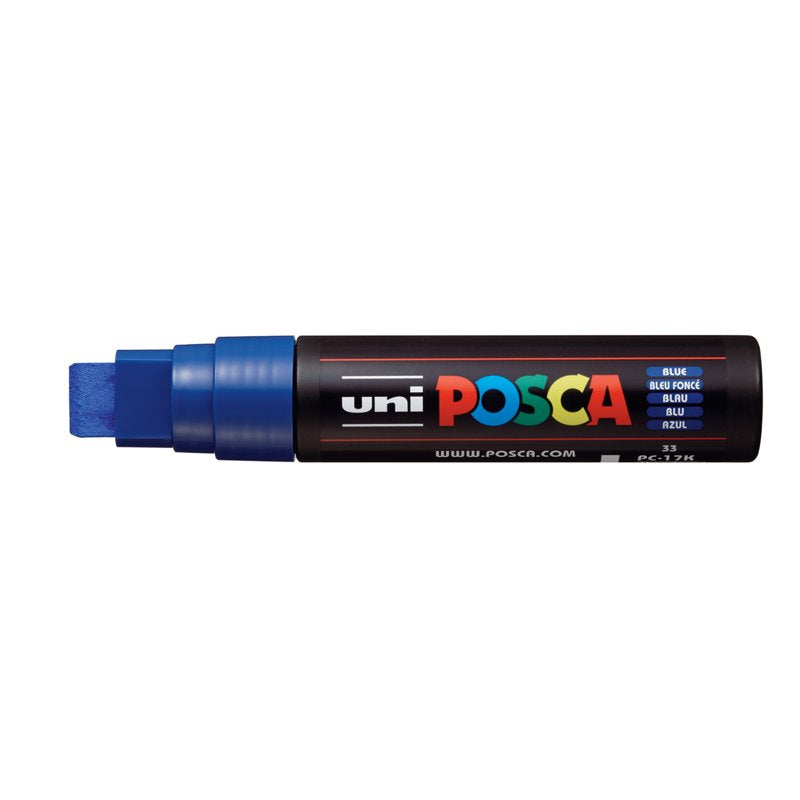 POSCA PC-17K Extra Broad Rectangular Chisel Paint Marker - Blue (Variation: Blue)