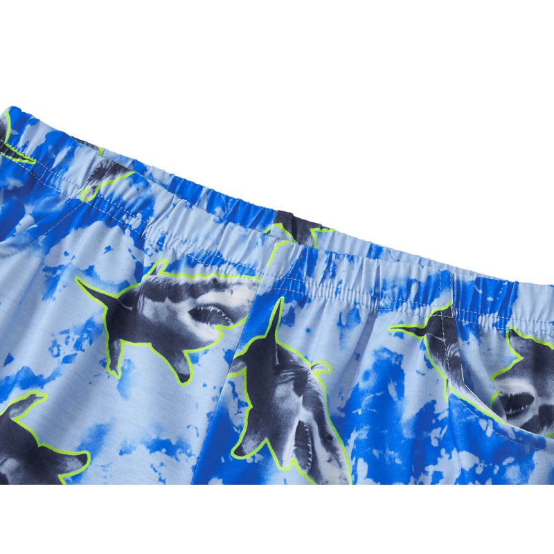 2-Piece Shark Headset Pajama Set for Boys - Beezizac, Size 14