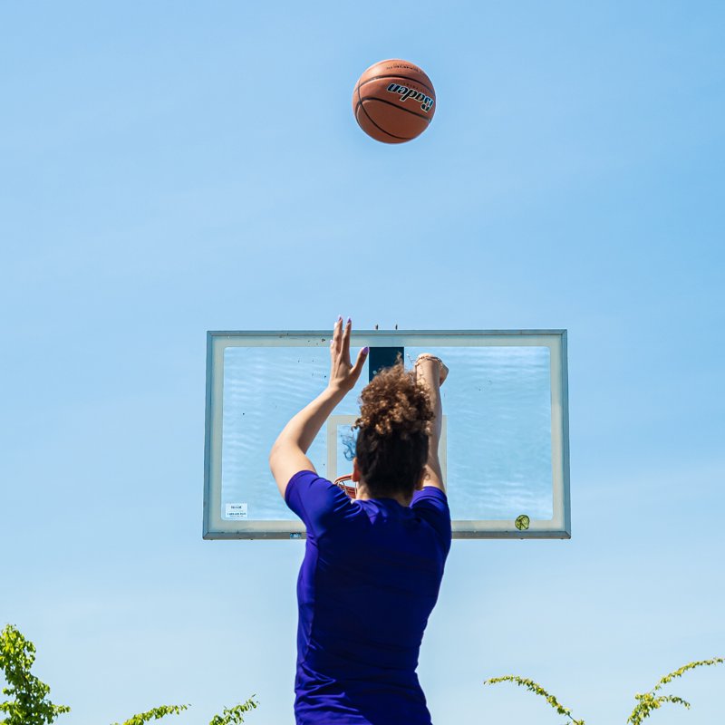 Indoor/Outdoor Composite Basketball - Size 6 28.5 Inch for All Levels