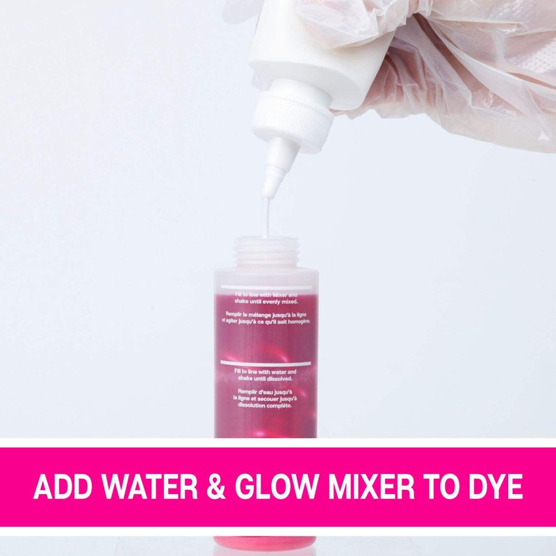 Glow-in-the-Dark Tie Dye Kit with Neon Colors, Easy One-Step Design