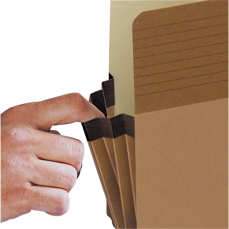 Redrope Expanding File Pocket - Legal Size, Accordion Design, 25 Pack