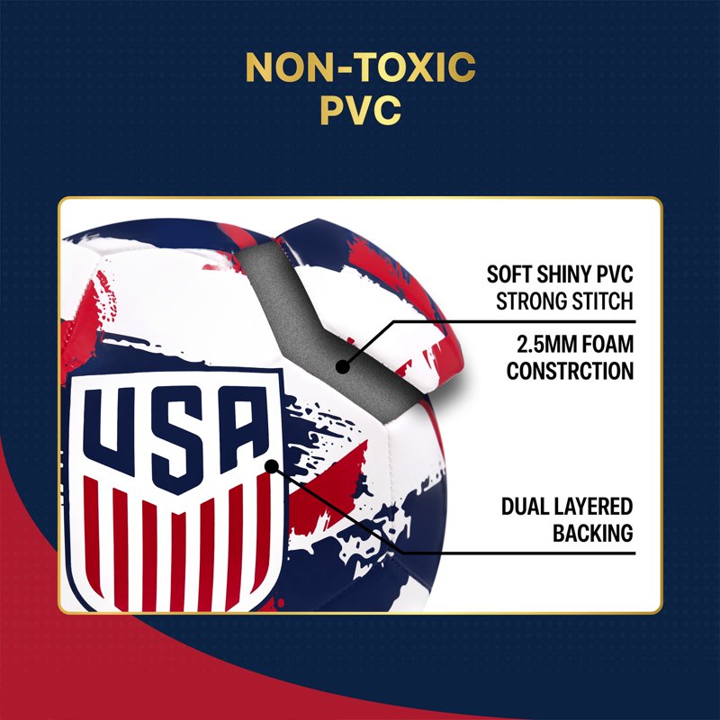 Size 5 Soccer Ball - Official USF Icon Sports Match Ball
