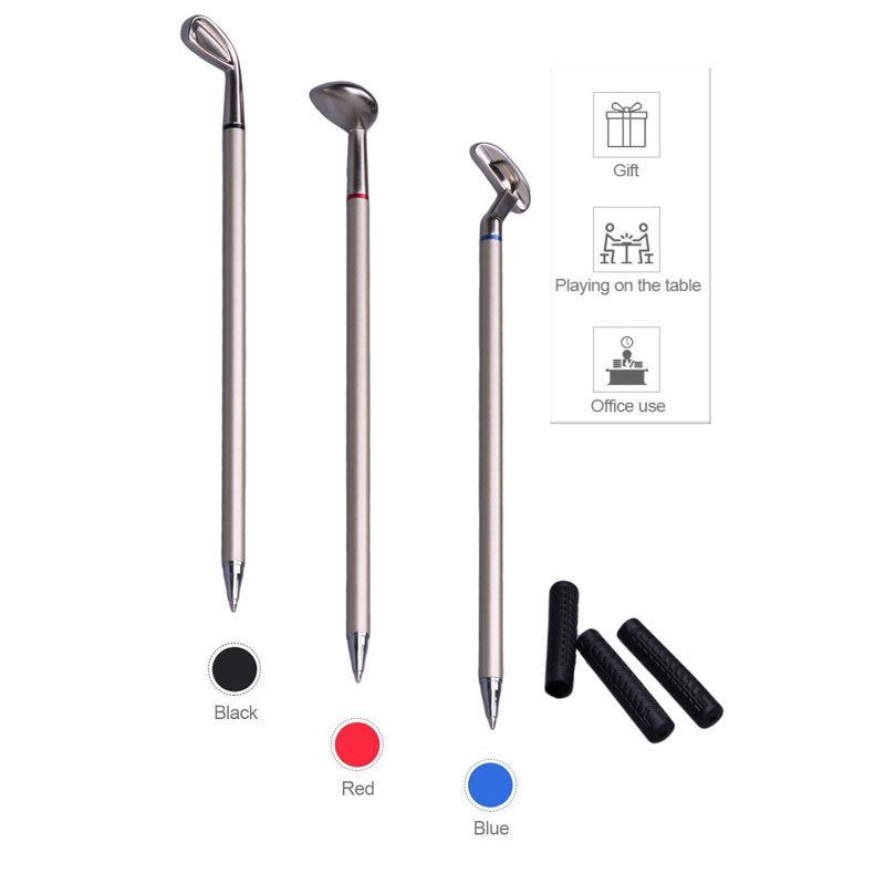 Golf Club Pen Set - Unique Desktop Gift for Men Women Adults