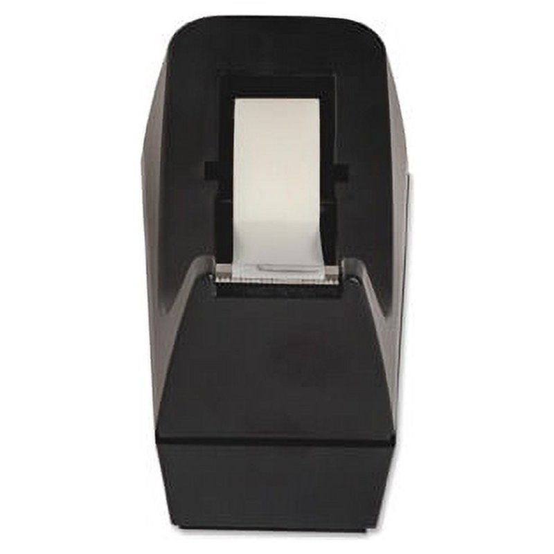 Desktop Tape Dispenser for Standard 1/2" & 3/4" Tape Rolls - Heavy Duty Plastic, Nonskid Base
