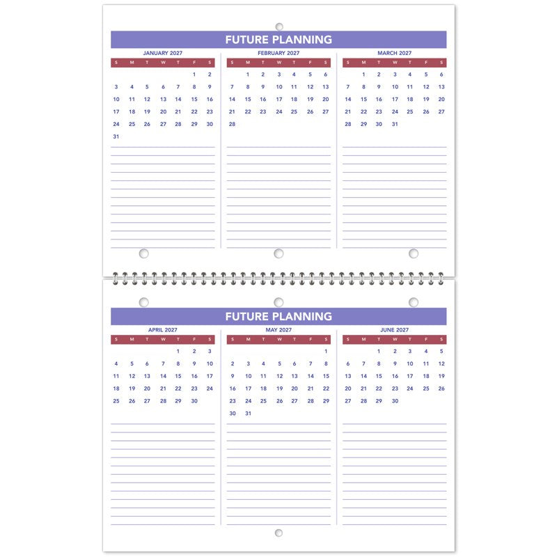2026 Monthly Wall Calendar Small 11x8 - Desk & Wall Calendar with Julian Dates