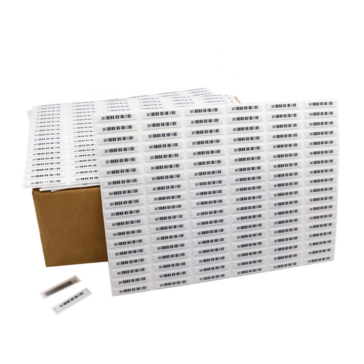 58kHz Retail Anti-Theft Security Labels 5000 Pack - Barcode-Style Adhesive Tags