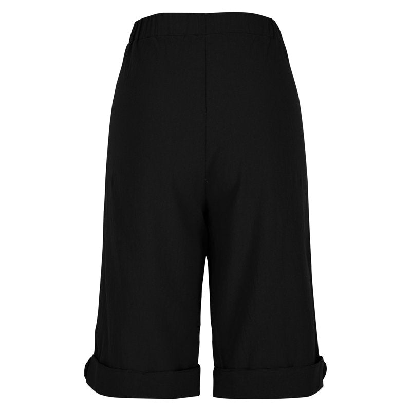 Plus Size Linen Cargo Pants for Women - Casual Outdoor Sport Trousers