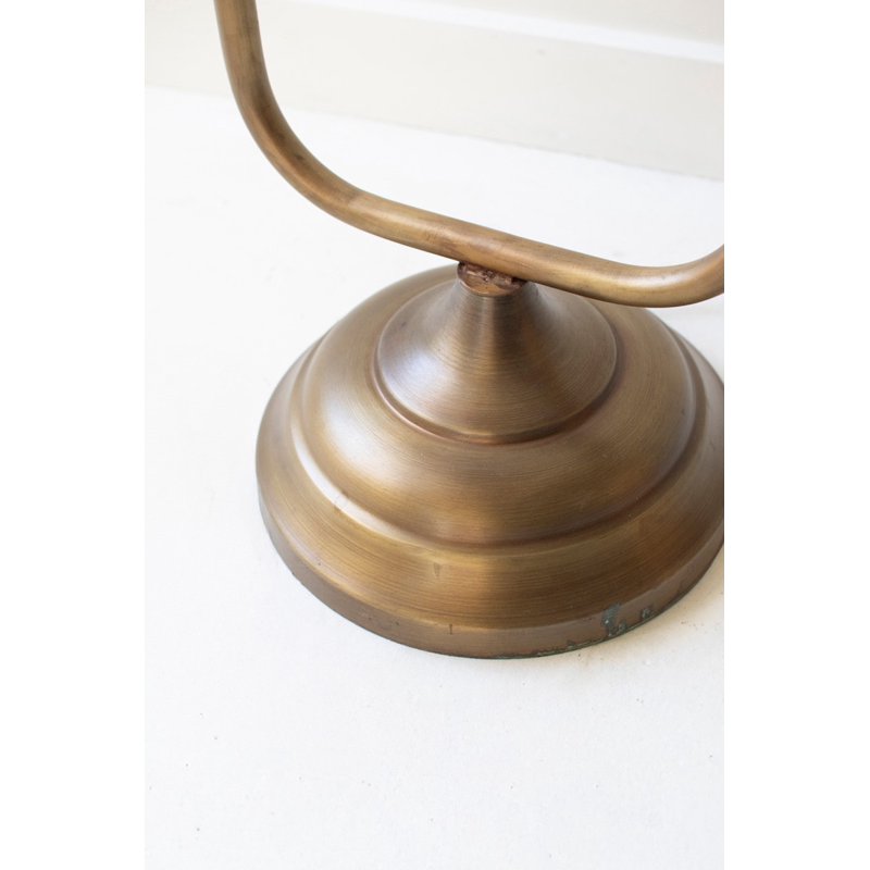 Antique Gold Double Floor Lamp with Metal Shades - 66.5 Inch Tall Living Room Lighting