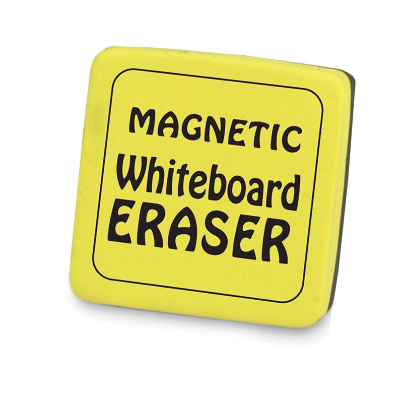 Magnetic Dry Erase Board Erasers Pack of 12 - 2 x 2 Inches for Whiteboards