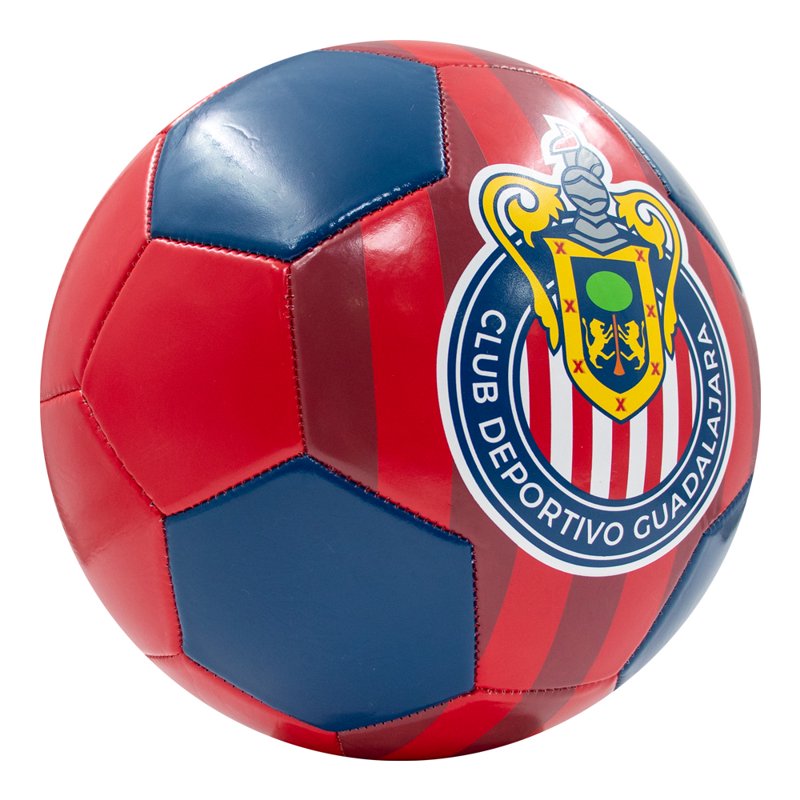 Voit Club Guadalajara Soccer Ball Size 5 – Official Licensed Red 26-Pane PVC