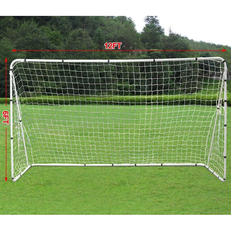12' x 6' Portable Soccer Goal with Steel Frame – Backyard Training Net (Variation: 1, 12' x 6')