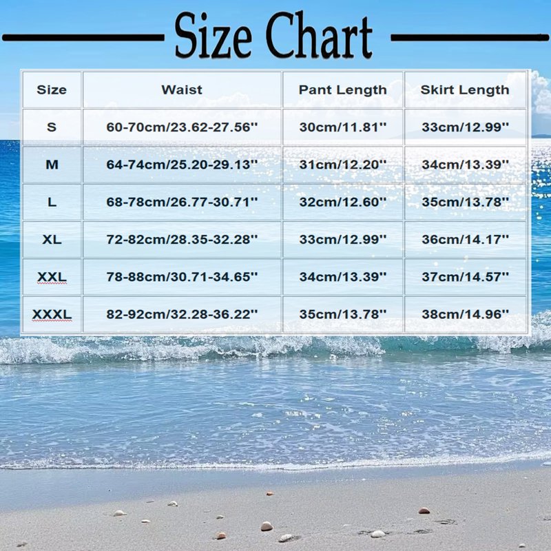 High Waisted Women's Swim Skirt with Pockets - Athletic Tankini Bottoms