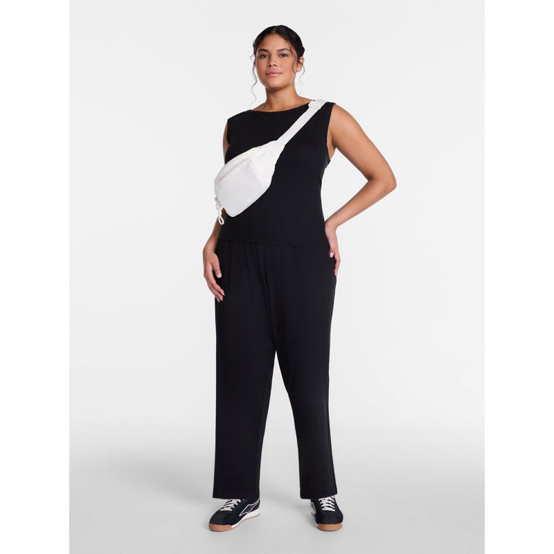 Women's Tapered Interlock Dress Pants - High Rise, Moisture-Wicking, 27-Inch Inseam