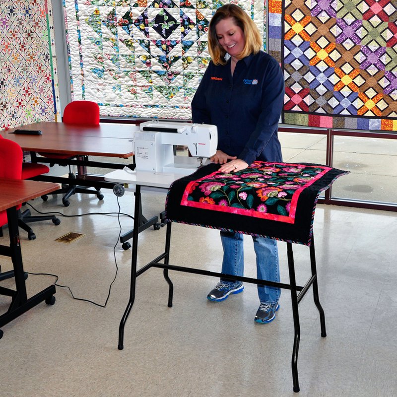 Adjustable Height Foldable Sewing Table for Portable Crafting