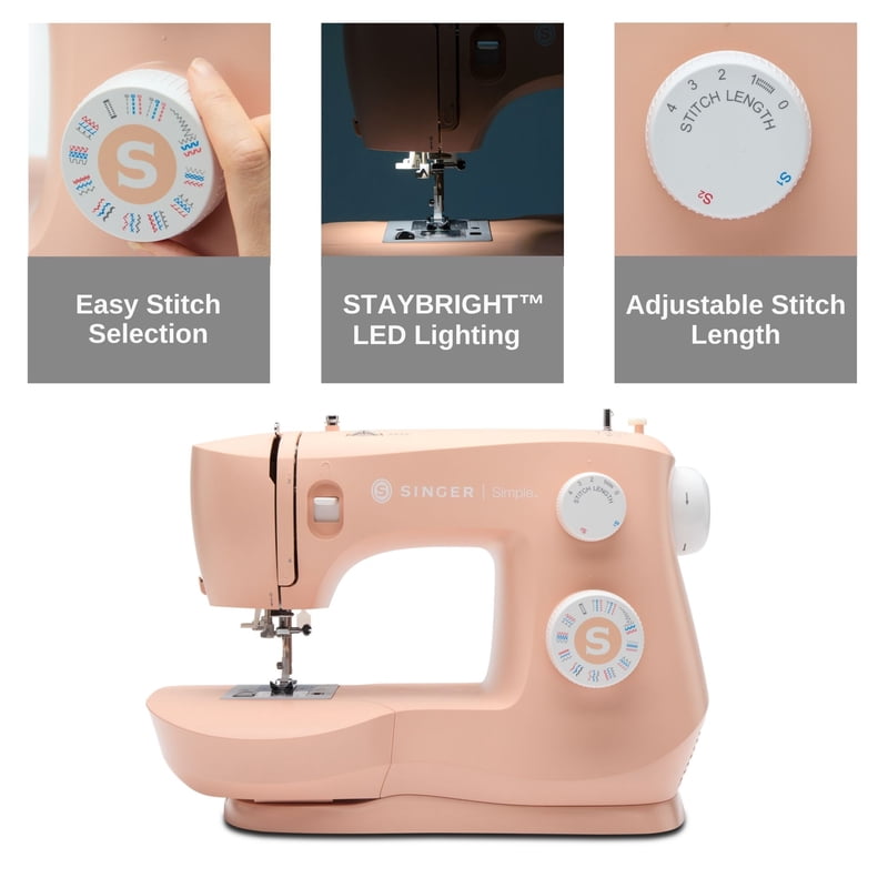 Sewing Machine with 29 Stitches & One-Step Buttonhole - Beginner Friendly