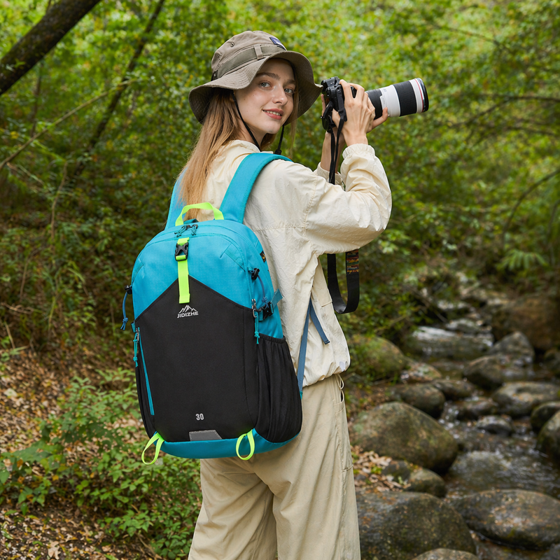 Lightweight Water-Resistant Hiking Backpack for Men & Women - Large Capacity Outdoor Travel Bag