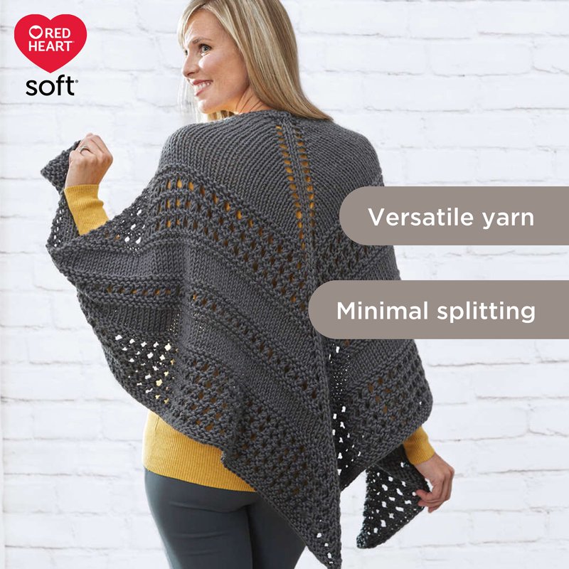 Worsted Acrylic Yarn - Soft Medium Weight Knitting & Crochet Yarn