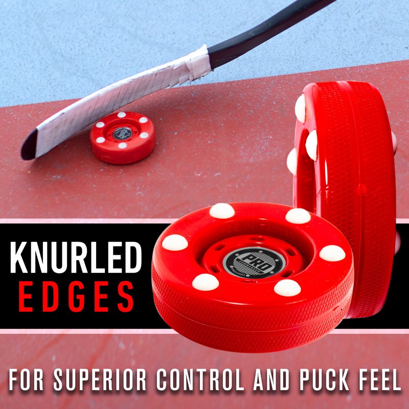 Outdoor Hockey Pucks - Pro Roller & Street Hockey Puck for Practice and Training