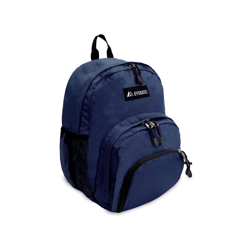 Unisex Sporty Backpack with Multiple Compartments - Navy & Royal Blue Options