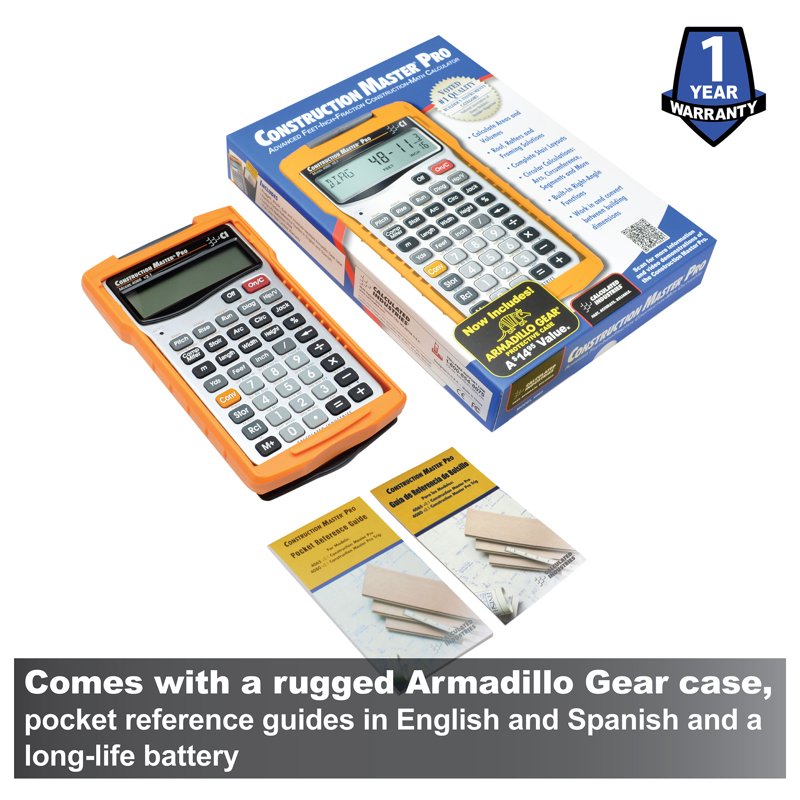 Construction Master Pro Construction Calculator for Building & Estimating