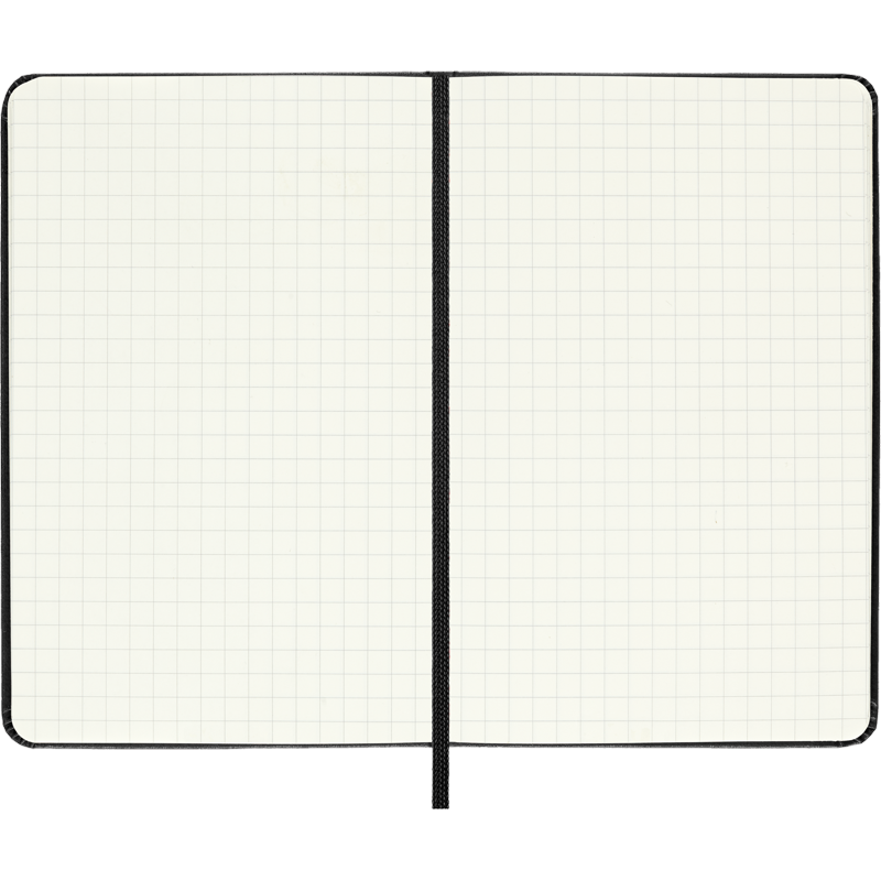 Moleskine Classic Pocket Notebook - Hard Cover, Squared, Black