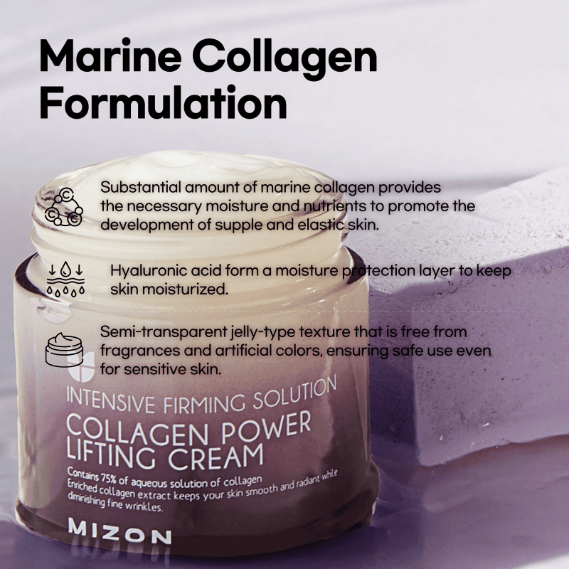 Collagen Power Lifting Cream 1.18 oz Anti-Aging Face Moisturizer for All Skin Types