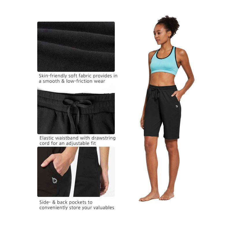Women’s Bermuda Shorts for Active Wear with Pockets - Lightweight & Comfortable